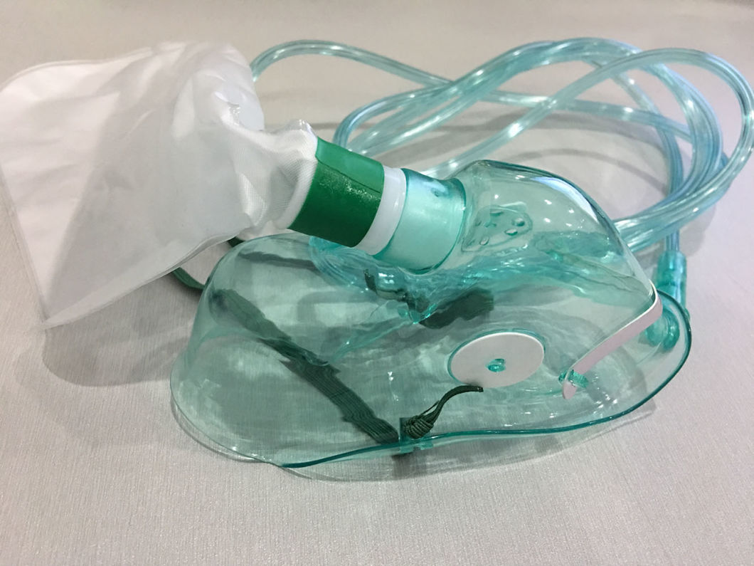 Non- Toxic Medical-Grade PVC Non-Rebreather Oxygen Mask