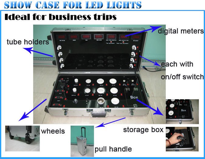 LED Demo Test Showcase with E27/B22/GU10/MR16/G4/G9 Sockets