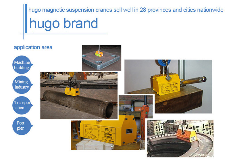 Round Steel Use Lifting Magnet Permanent Magnetic Lifter