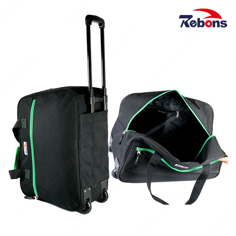 Hot Selling Canvas Trolley Wheeled Roller Sports Travel Bag