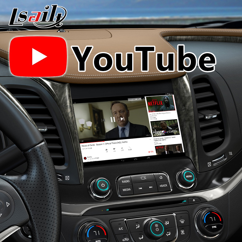 Car Video Interface for Chevrolet Impala / Suburban Mylink System Youtube Mirrorlink GPS Navigation