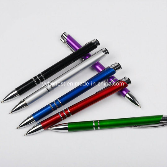 Wholesale Promotional Customized Logo Clip Aluminum Metal Ballpen