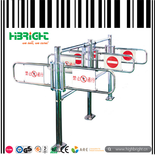 Supermarket Access Control Barrier Automatic Swing Gate