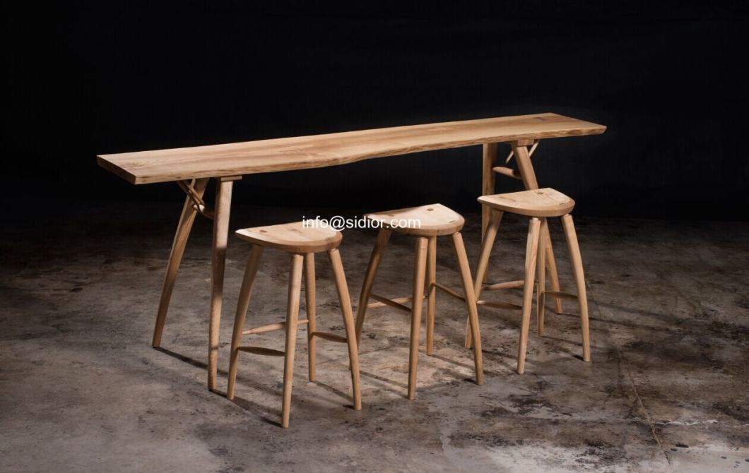 (SD-8401) Modern Hotel Restaurant Club Furniture Wooden High Barstool Chair