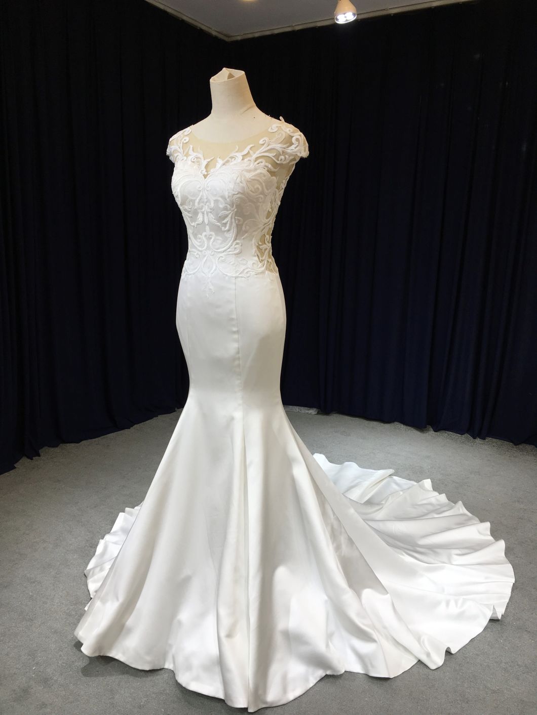 Aoliweiya Newly Mermaid Back Wedding Dress