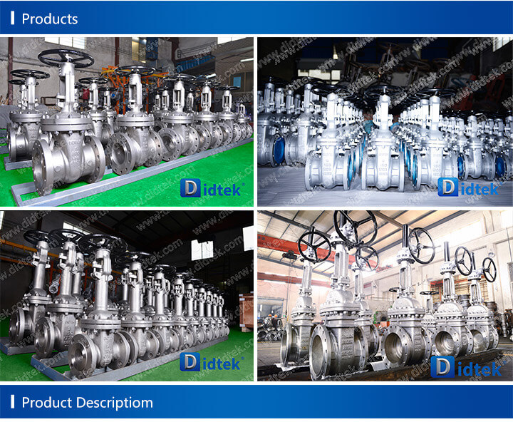 Didtek High Pressure Stainless Steel F316 Gate Valve