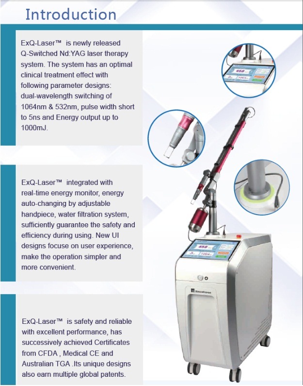 Professional Q Switched ND YAG Laser