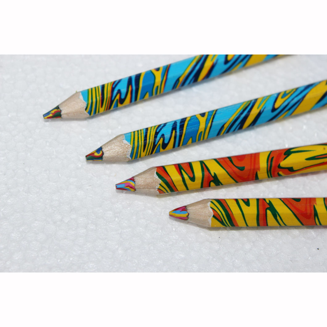 Jumbo Size Rainbow Color Pencils, Multi Color Pencils