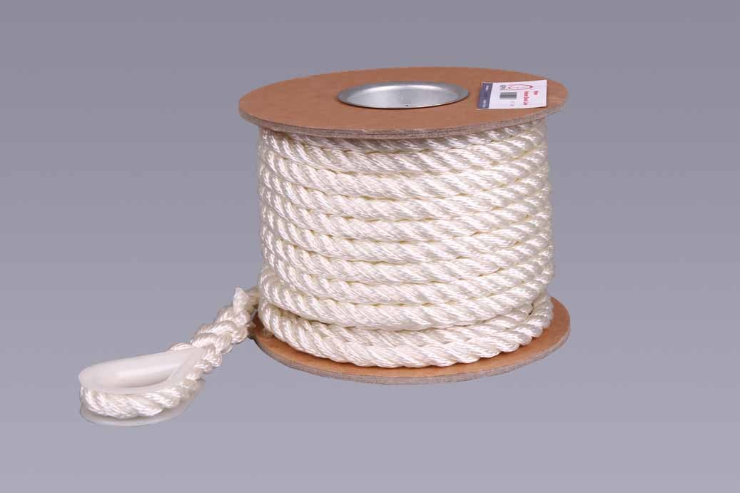 Premium Nylon Twist Anchor Line with Thimble