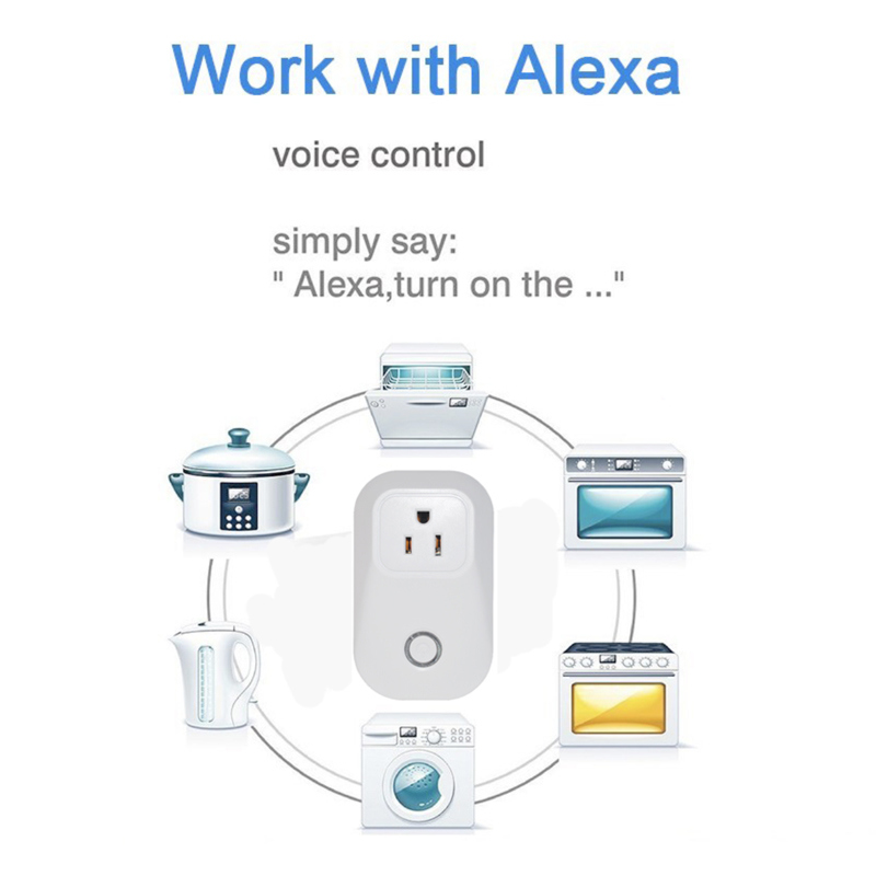 Smart Plug Wi-Fi Enabled Works with Amazon Alexa and Google