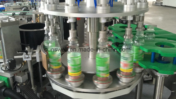 Stocked Hot Glue Bottle Filling Capping and Labeling Machine