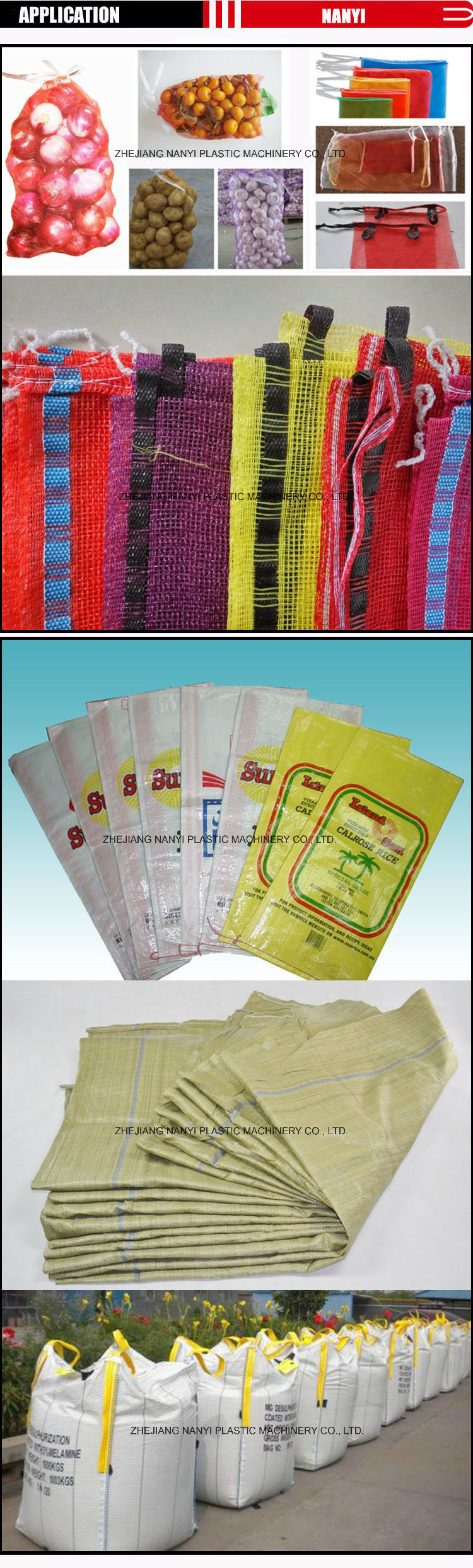 Plastic PP PE Mesh Leno Bag Raschel Warp Knitting Machine Weaving Machine