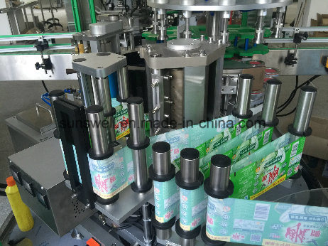 China Commercial Hot Melt Glue Roller Labeling Machine