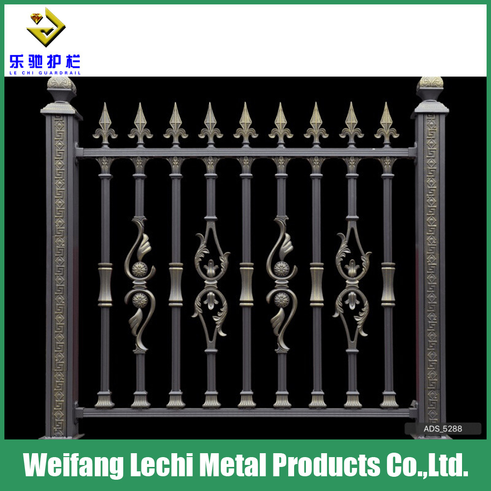 Wholesale and Supplier of Ornamental Security Aluminum Fencing Panels for Villa/Balcony. Residential House