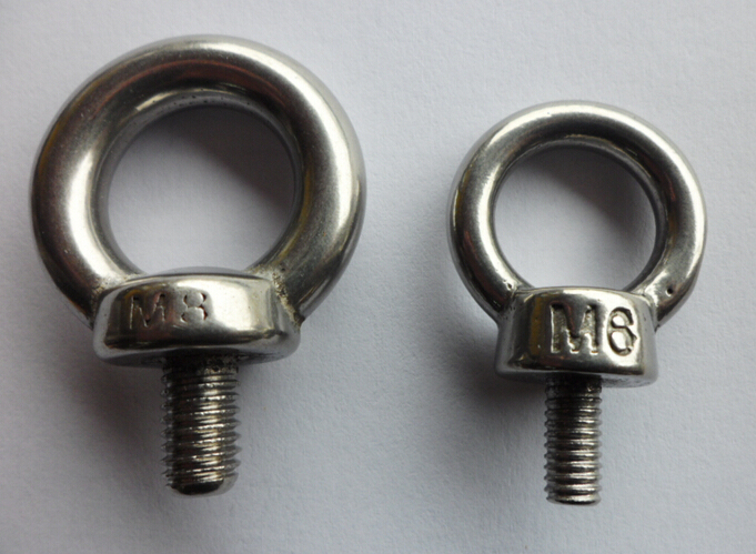 Hot Sale Polished Stainless Steel Rigging Eye Bolt DIN580/582 for Marine Accessories