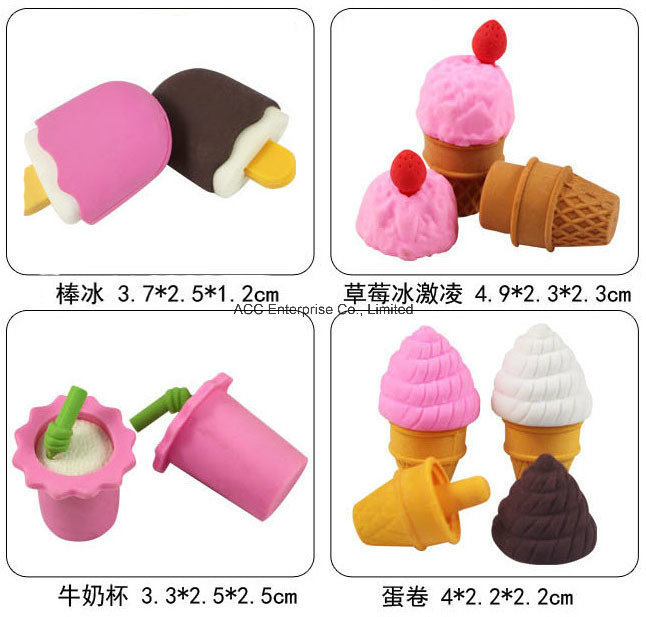 Ice Cream Erasers