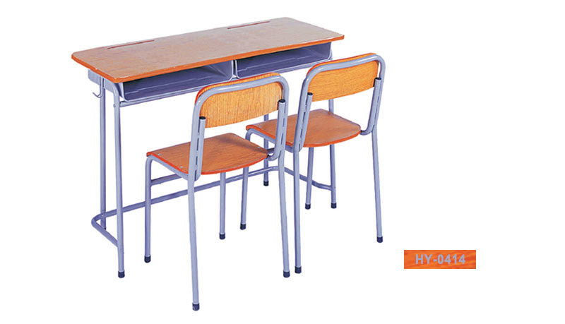 Metal Wooden Children Table Chair for Education