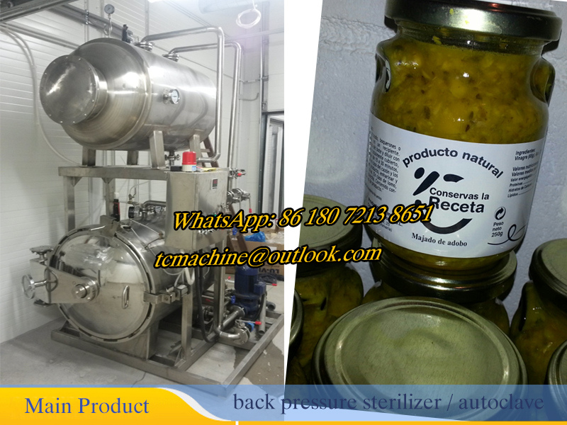 Water Batch Autoclave Sterilizer for Canned Food with 2 Sterilization Baskets