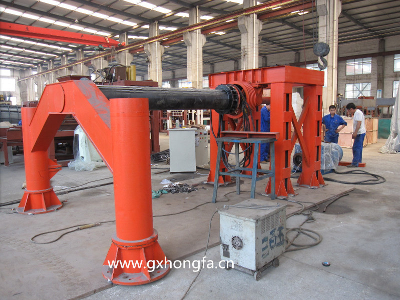 Horizontal Type Concrete Cement Pipe Making Machine with Welding Equipment