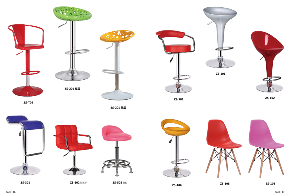 Modern Stainless Steel High Counter Leather Bar Stool Factory Quality Bar Chair