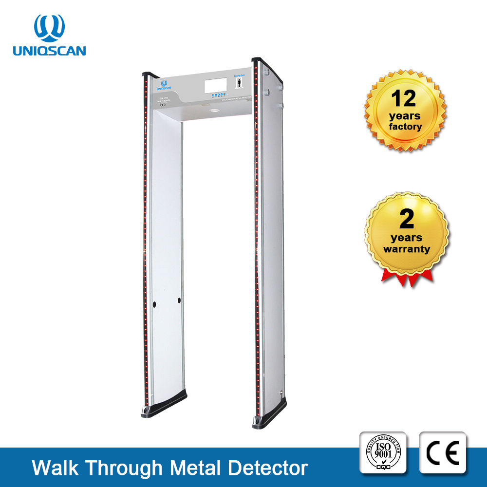18 Multi Zone Metal Detector with 5.7 Inch LCD Screen for Airport, Metro and Bar etc.