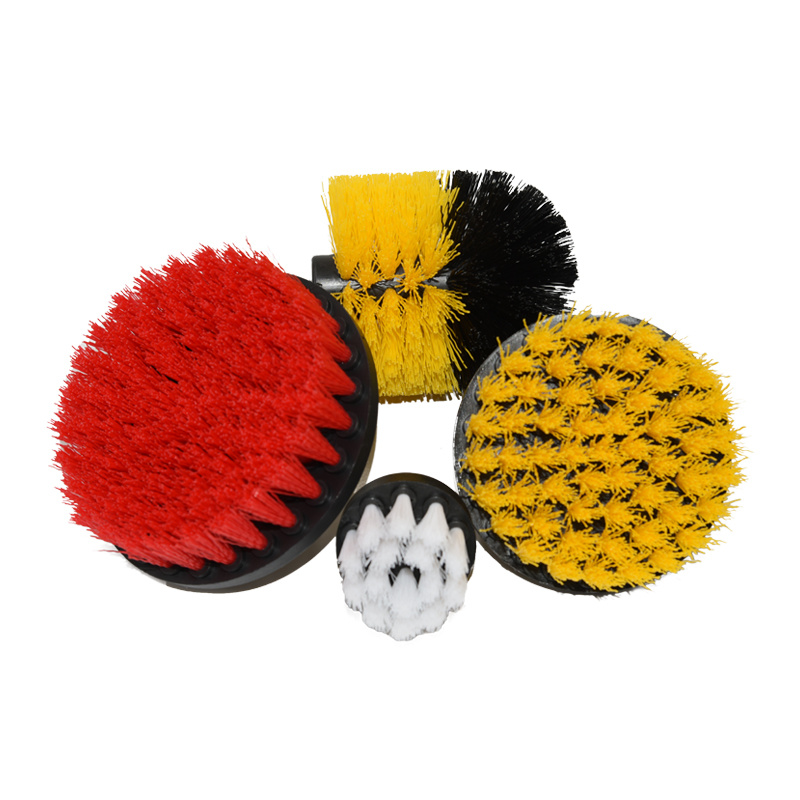 Drill Power Heavy Duty Stiff Bristle Scrub Brush Cleaning Kit