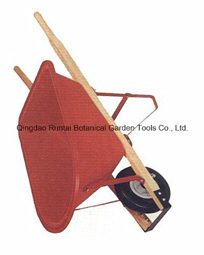 Garden Tools Wooden Handle Plastic Tray Wheel Barrow
