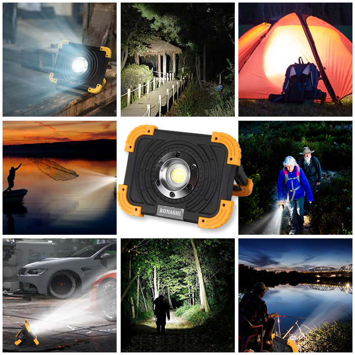 Outdoor High Power Flood Light Rechargeable LED Work Light