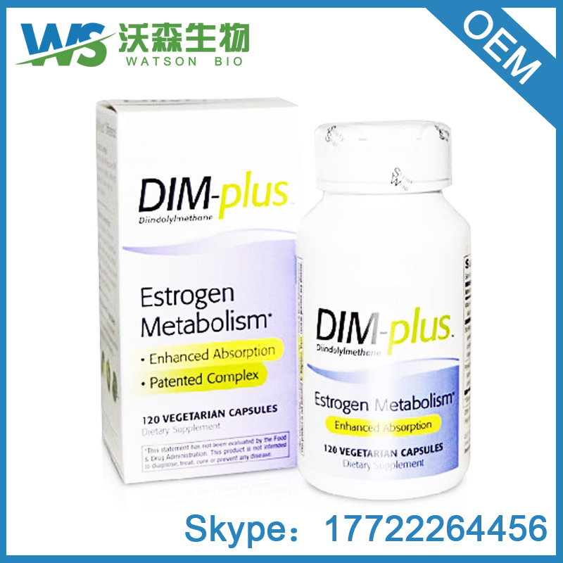 Dim-Plus Estrogen Metabolism Diet Supplement Veggie Caps