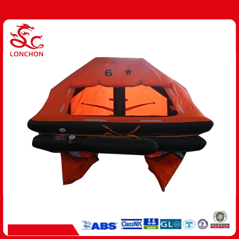 Yacht Use Self Righting Throw Overboard Inflatable Liferaft