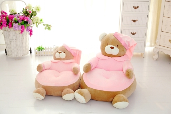 Teddy Bear Tatami Plush Sitting Sofa Chair for Kids