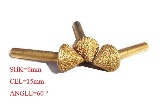 6mm Diamond Router Bits CNC Carving Tools for Glass Stones