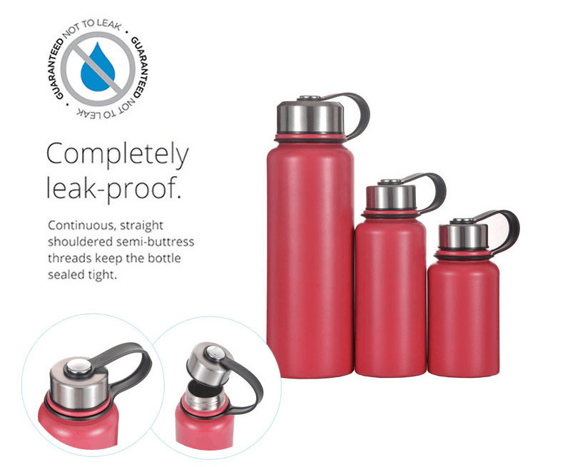 Wide Mouth Double Wall Stainless Steel Water Bottle