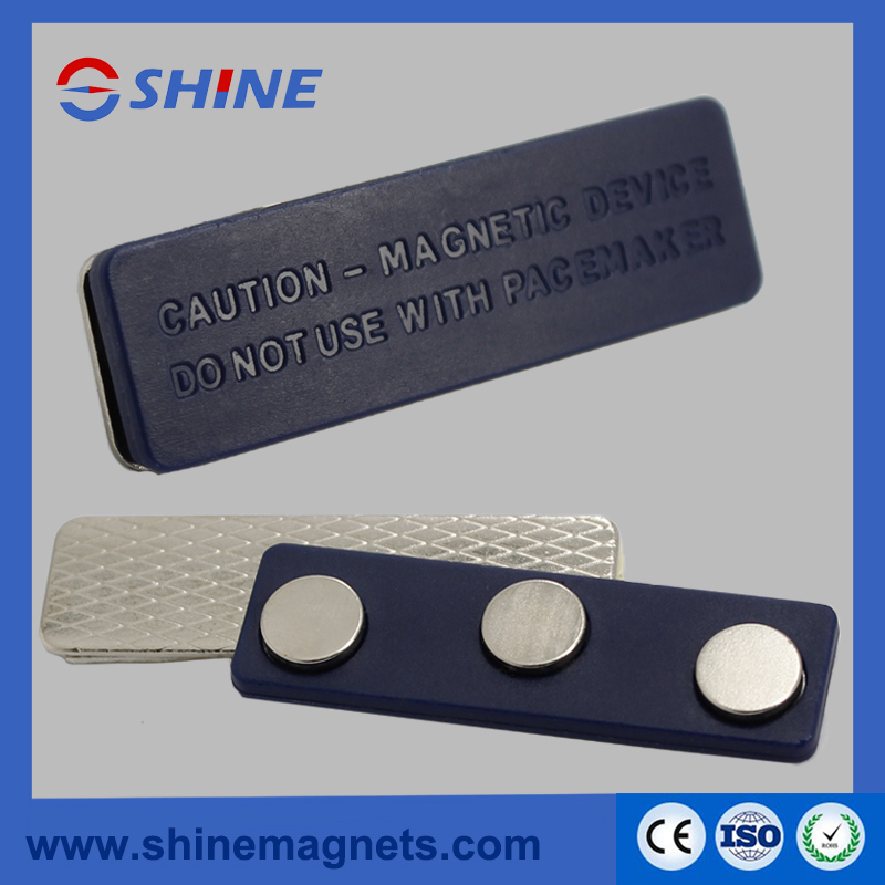 Plastic Type Magnetic Badge for Name Plate