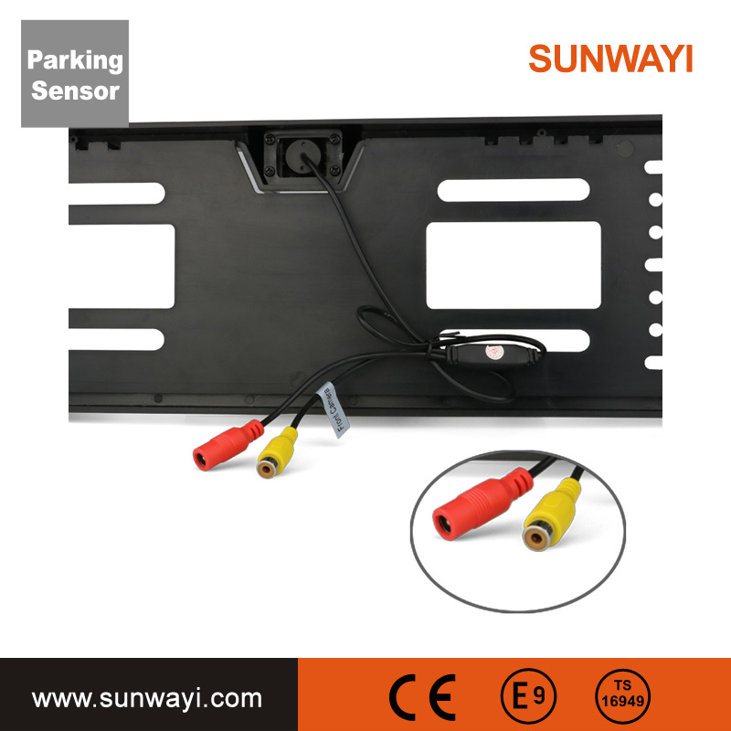 1/4 Inch EU Licence Plate Video Parking Sensor with Ultrasonic Image Sensors