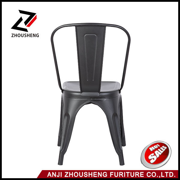 2016 Hot Sale Cafe Furniture Wholesale Dining Chair Vintage with Back Rest
