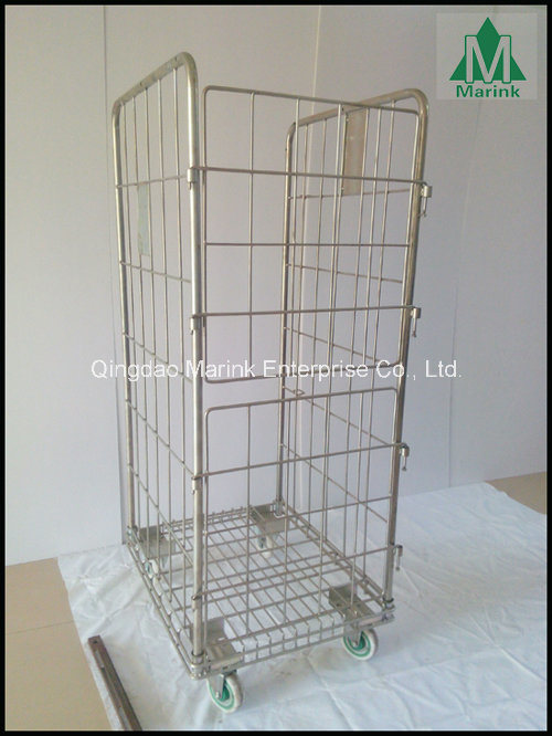 Riqian Shopping Trolley with Castors for Retail Industry & Warehouse