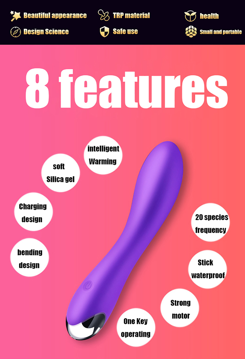 Female Clitoral Dildo Vibrator 20 Speeds Sex Toys for Woman