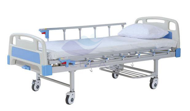 AG-Bys204 with Metal Frame Adjustable Simple 1 Cranks Manual Hospital Bed