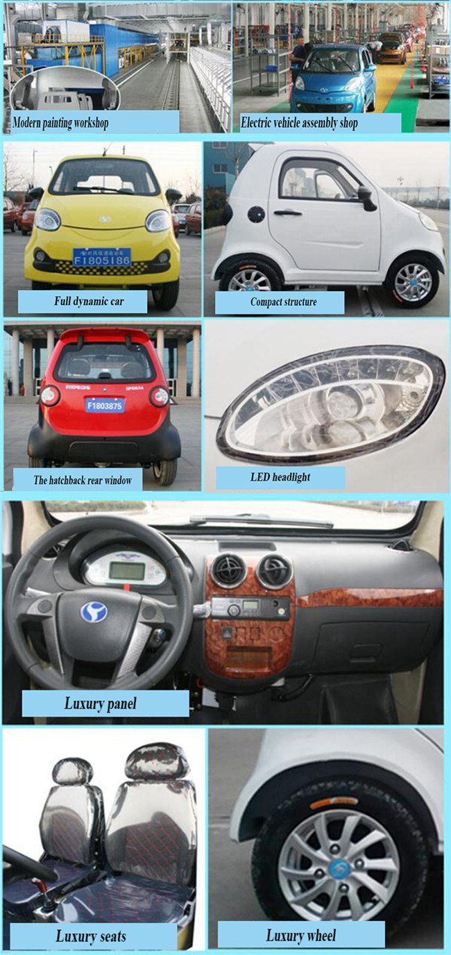 Cheap Small Electric Car for Sale Made in China/Utility Vehicle