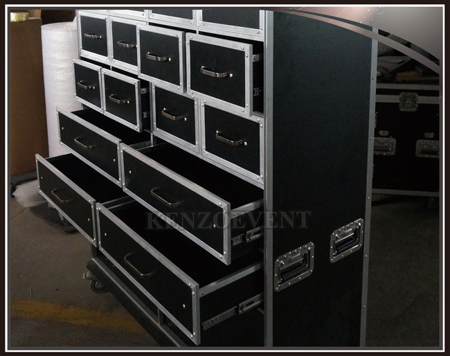 Custom Aluminum Durable Heavy Duty Flight Case with Drawers