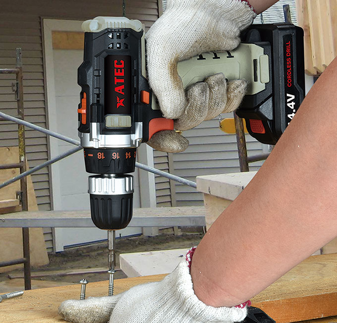 20V 10mm Power Ni-CD Battery Tool Cordless Drill (AT7520)