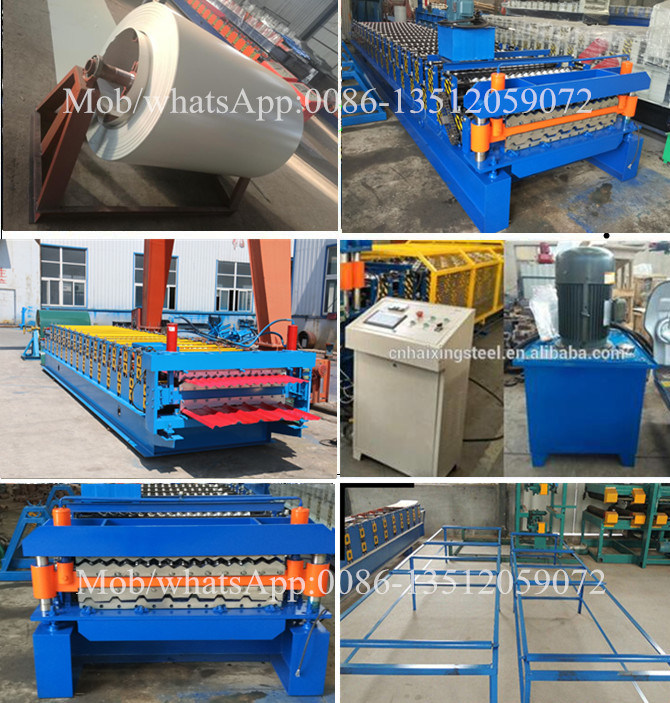 Double Layer Metal Roof Panel Roll Forming Machine