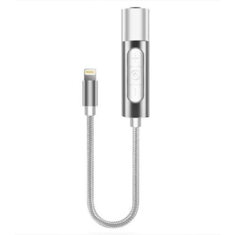 Lightning to 3.5mm Headphone Jack Cable Earphone Audio Charger Adapter for iPhone 7