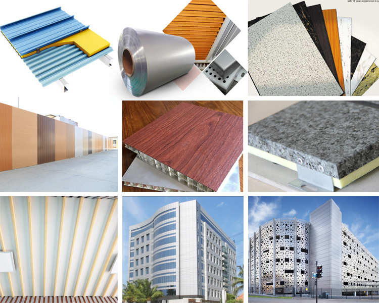 Pre Painted High Quality Colored Aluminum Metal Sheet/Plate for Building Material