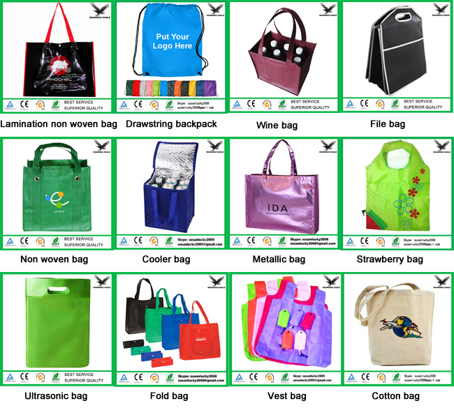 Custom Printed Lamination PP Promotional Shopping Non Woven Tote Bag