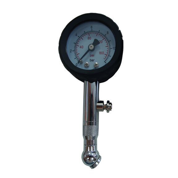 40mm Car Tire Pressure Gauge with Rubber Cover