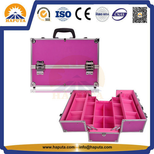 Custom Aluminum Cosmetic Beauty Makeup Box (HB-1201)