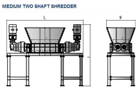 Metal Drum Shredder/Paint Bucket Shredder/Scrap Metal Shredder/Plastic Drum Shredder-Gl32100