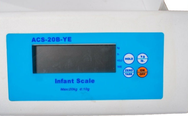 Acs-20b-Ye Hot Selling Portable Electronic Infant Scale for Newborn Baby with Low Price